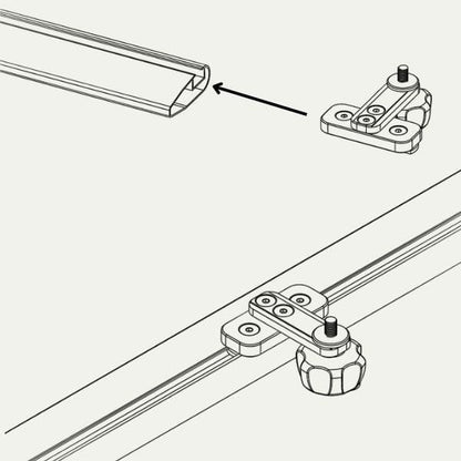 CRC System T-Slot Mounts