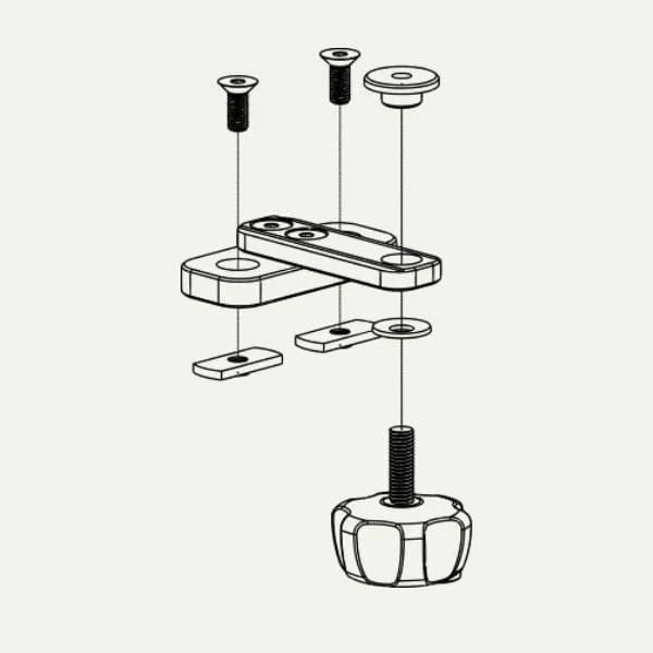 CRC System T-Slot Mounts